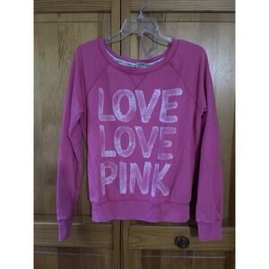 Love Love VS Pink Sweatshirt Pink Size M